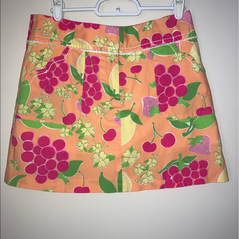 Orange Lily Pulitzer Fruit Skort